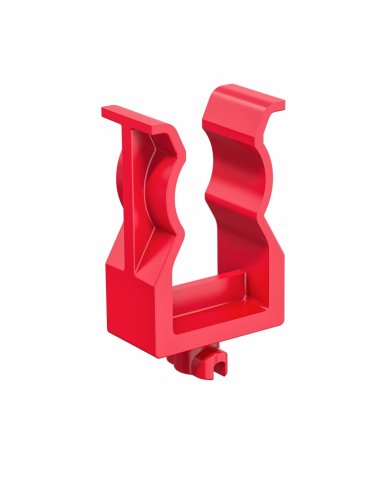 Clip fijación tubo DN20 rojo - A006688922 PEMSA 81000278