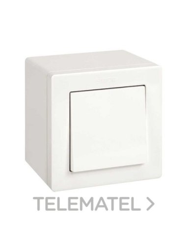 Caja de superficie compacta para 1 elemento blanco mate Simon 270 - A006759583 SIMON 20000811-190