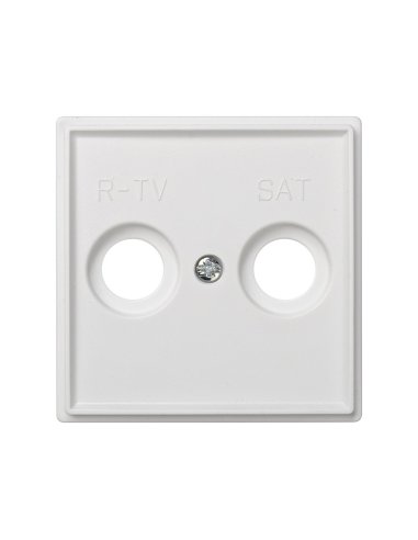 Placa para tomas inductivas de R-TV+SAT blanco Simon 27 Scudo - A000037084 SIMON 2705097-030