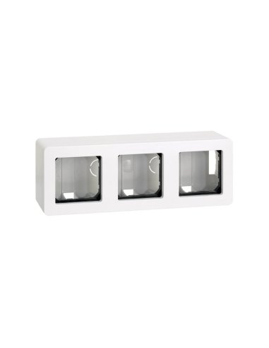 Caja de superficie para 3 elementos blanco Simon 27 - A000037418 SIMON 27831-35