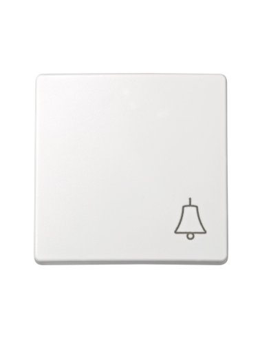 Tecla individual con grabado campana para pulsador blanco Simon 73 Loft - A000038726 SIMON 73017-60