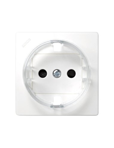 Tapa con dispositivo de seguridad para la base de enchufe schuko blanco Simon 73 Loft - A000038759 SIMON 73041-60