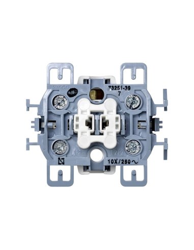 Cruzamiento 10 AX 250V~ con sistema de embornamiento a tornillo Simon 73 - A000038794 SIMON 73251-39