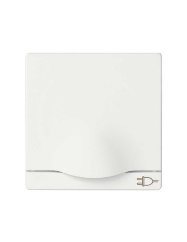 Tapa abatible con dispositivo de seguridad para la base de enchufe schuko blanco Simon  - A000039813 SIMON 82090-30