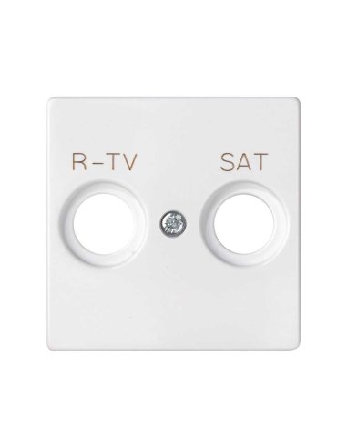 Placa para tomas inductivas de R-TV+SAT blanco Simon 82 - A000039828 SIMON 82097-30