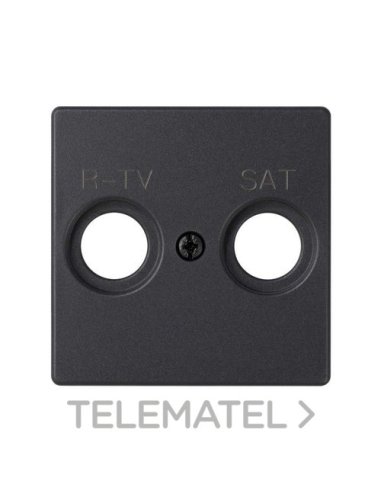 Placa para tomas inductivas de R-TV+SAT grafito Simon 82 - A000039832 SIMON 82097-38