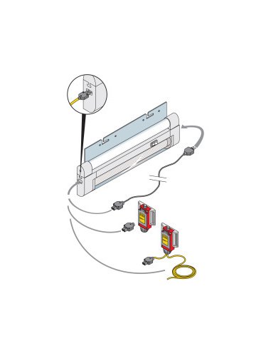 IS2 Lámpara fluorescente 8W-240V L342mm EV1040 - A000111671 ABB EV1040