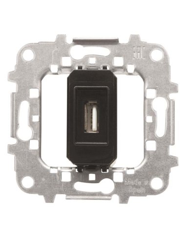 Toma VDI USB conexion con tornillo - A000121106 NIESSEN 8155.8