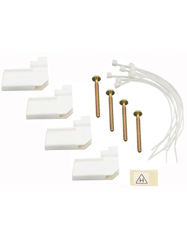 Conjunto de fijación de caja empotrada Nedbox: 4 garras + bridas sujeta cables - A000127433 LEGRAND 001490