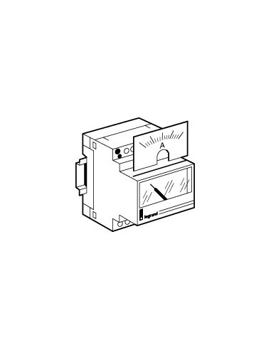 Cuadrante de medida para amperímetro analógico ref. 0 046 00 - 0-300A - A000127689 LEGRAND 004617