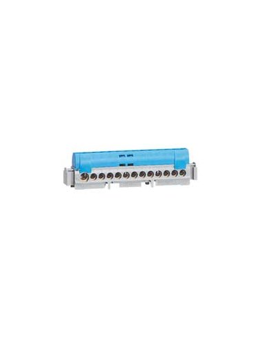 Borna de repartición IP 2X - neutro - 1 conexión de 6 a 25mm² - Azul - Longitud 176mm - A000127761 LEGRAND 004846