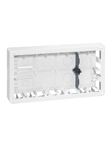 Caja de superficie Mosaic - 2x10 módulos - profundidad 46mm - para soporte ref. 080268 - A000132376 LEGRAND 080278