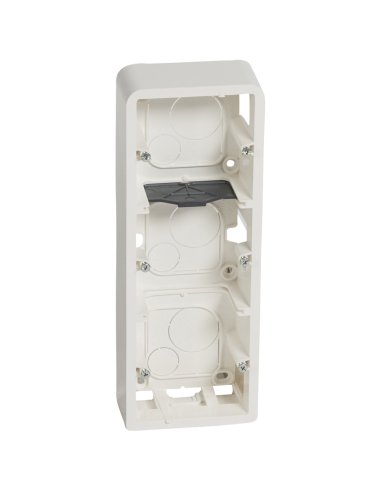 Caja de superficie Mosaic - 6/8 o 3x2 módulos - profundidad 40mm- Vertical - para sopor - A000132380 LEGRAND 080283