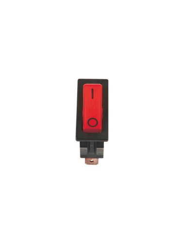 INTERRUPTOR TECLA LUMINOSO 1P ROJO IL901R - A000151030 GAVE 003IL901R