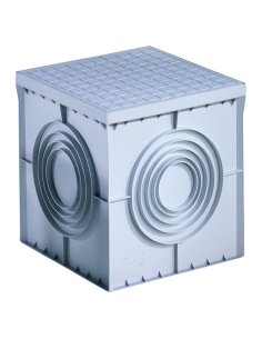 ARQUETA CUADRADA 400X400X400 - FONDO PLANO DESFONDABLE Y TAPA DE ALTA RESISTENCIA - A000168182 GEWISS DX59801