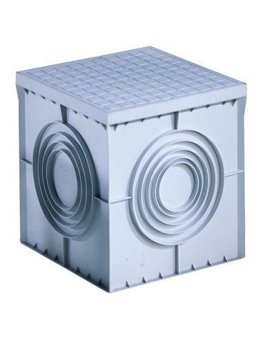 ARQUETA CUADRADA 400X400X400 - FONDO PLANO DESFONDABLE Y TAPA DE ALTA RESISTENCIA - A000168182 GEWISS DX59801