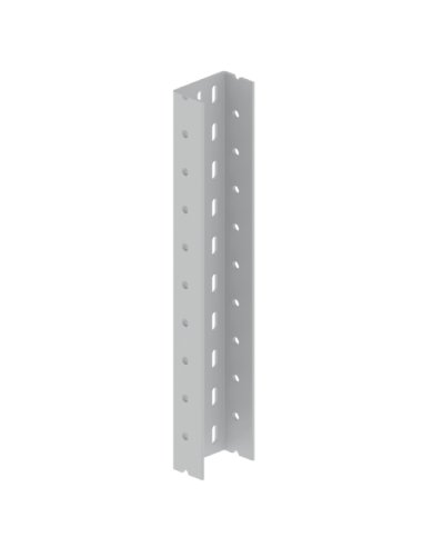 66 Perfil U perforado aislante gris RAL7035 2 m U23X 66806 - A000182521 UNEX 66806 (EMBALAJE DE 24 UNIDADES)