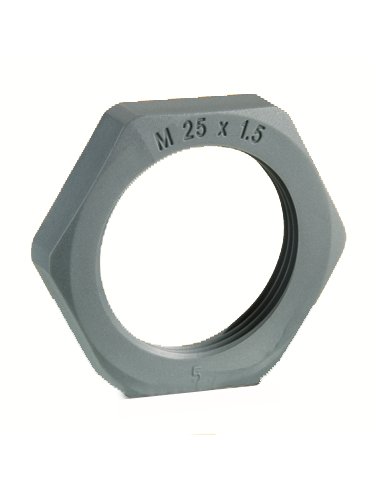 TUERCA NORMANYL M32 PA GRIS OSCURO - A000192249 INTERFLEX 263231 (EMBALAJE DE 100 UNIDADES)