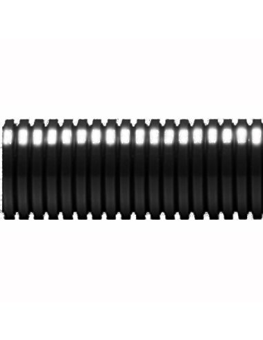 TUBO ANILLADO ECT INTERFLEX DN36 L30 m PA NEGRO - A000195595 INTERFLEX ECT-36N (EMBALAJE DE 30 UNIDADES)