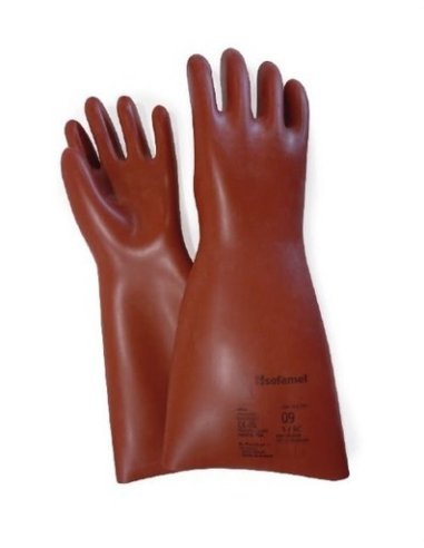 Guantes dieléctricos SGM-30 T10 tensión de ensayo 30.000 VAC - A000251814 SOFAMEL 531280