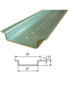 PERFIL OMEGA LISO BICROMATADO 8435168820665 - A000473582 GAESTOPAS F-224 (EMBALAJE DE 2 METROS)