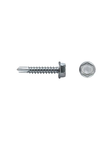 Tornillo DIN 7504K punta broca cabeza hexagonal Ø6 - A000484594 CELLPACK 963257504K (EMBALAJE DE 250 UNIDADES)