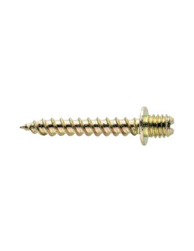 Tornillo tirafondo TF M6x25 acero bicromatado - A000485066 CELLPACK 9B625TF (EMBALAJE DE 100 UNIDADES)