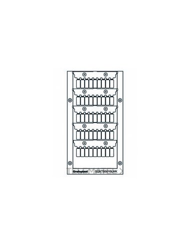 PACK 540 u. ETIQUETA 10x5 mm BLANCA PARA BORNE WEIDMULLER - A000612138 INTERFLEX SI2KTB5010LWK