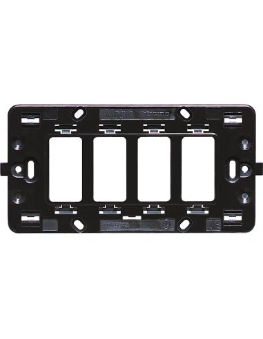 Soporte para placas Magic 4 módulos - A000613985 BTICINO 504S