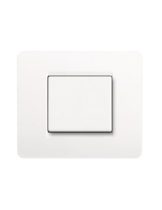 Placa embellecedora Màtix de color Blanco - 2 módulos - A000614264 BTICINO AM4802BN