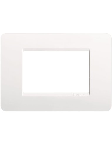 Placa embellecedora Màtix de color Blanco - 3 módulos - A000614314 BTICINO AM4803BN