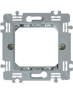 Soporte de tornillos para placas Luna 2 módulos - A000614563 BTICINO C4702