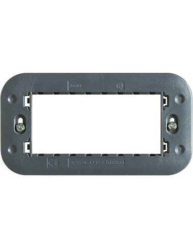 AX-SOPORTE RECTANGULAR 4M H4704 - A000614688 BTICINO H4704 (EMBALAJE DE 10 UNIDADES)