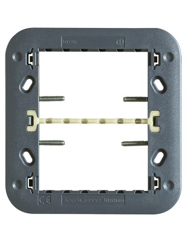 Soporte a tornillos para placas Axolute 3+3 módulos - A000614690 BTICINO H4726