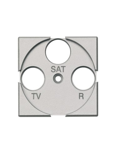 Frontal TV-R-SAT universal Axolute - Tech - 2 módulos - A000615102 BTICINO HC4207