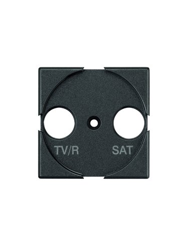 Frontal TV/R-SAT universal Axolute - Antracita - 2 módulos - A000615310 BTICINO HS4212