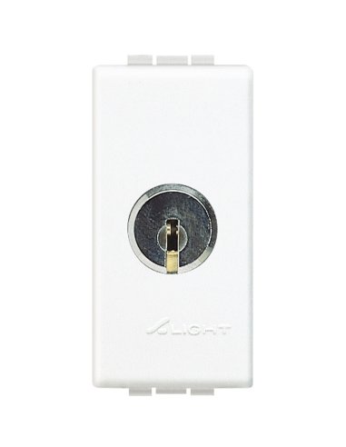 Interruptor bipolar con llave Livinglight - llaves diferentes - 1 módulo - Blanco - A000616027 BTICINO N4012