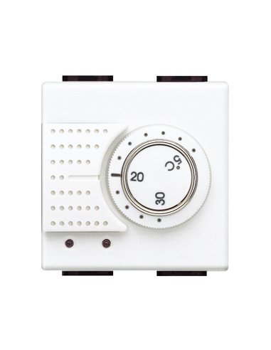 Termostato de ambiente con conmutador Livinglight 2A -230V - 2 módulos - Blanco - A000616129 BTICINO N4442