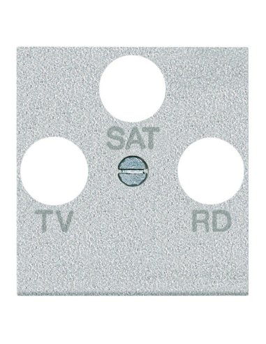 Frontal TV-R-SAT universal Livinglight - Tech - 2 módulos - A000616561 BTICINO NT4207