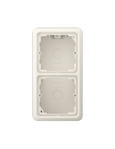 Caja de superf. doble CD blanco - A000658128 JUNG CD582AW