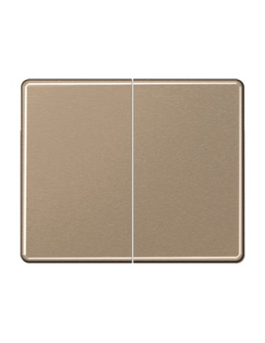 Tecla doble SL bronce-oro - A000659294 JUNG SL595GB