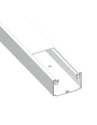 93 Canal 1 tapa blanco RAL9010 50x80 U43X 93020-42 - A000730849 UNEX 93020-42 (EMBALAJE DE 4 METROS)