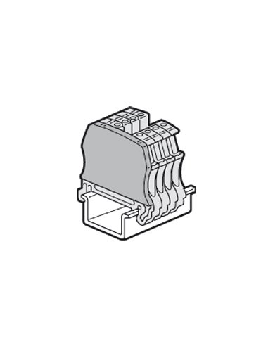 Tapa terminal para Borna Viking 3 con tornillos - 1 entrada/1 salida - paso 12 y 15 - A000765175 LEGRAND 037551