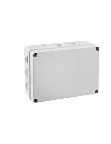 CAJA DE DERIVACIÓN IP65 253x342x132 CON CONOS TAPA OPACA - A000787358 IDE EV322