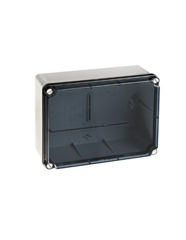 CAJA DE DERIVACIÓN IP65 197x260x100 CON CONOS TAPA TRANSPARENTE - A000787361 IDE EVT231 (EMBALAJE DE 6 UNIDADES)