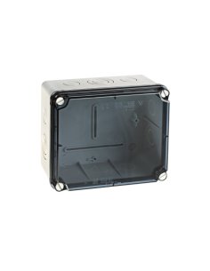 CAJA DE DERIVACIÓN IP65-IP67 155x179x100 ENTRADAS PRETROQUELADAS TAPA TRANSP. - A000787374 IDE EXT171