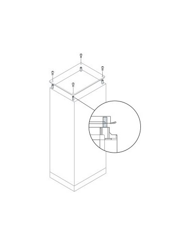 Kit ventilación natural en techo (IP20) AE1015 - A000811632 ABB AE1015