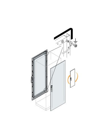 IS2 PUERTA CIEGA IP55 2000X600