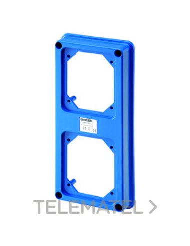 TAPA TROQUELAQDA PARA 2 TOMAS SBF - IP67 - A000820627 GEWISS GW66709N