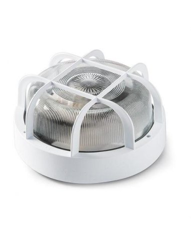 Aplique redondo E-27 60W de color blanco - A000827625 FAMATEL 4412G